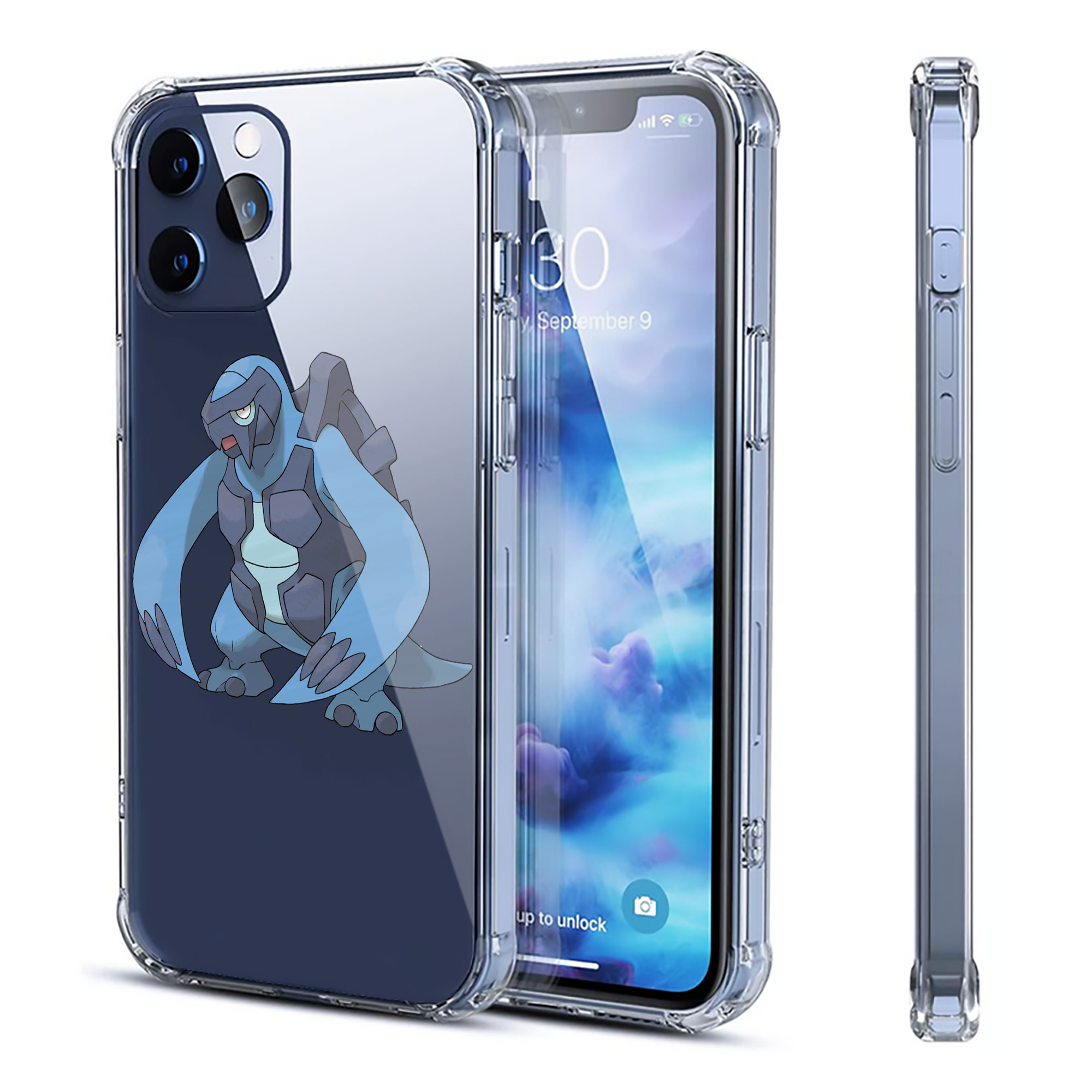 （画像用） ポケットモンスター Pokémon 【iPhone 12シリーズ対応】透明スマホケース（クリアソフトケース）